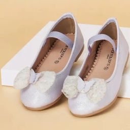 Pantaloons Junior Kids Lilac Flat Ballets-image-32