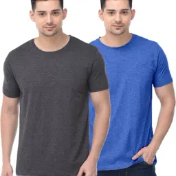 Color Capital Multicolored Regular Fit T-Shirt - Pack of 2-image-90