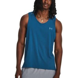 Under Armour Blue Slim Fit Tank Tee-image-73