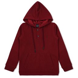 CAVIO Boys Cotton Hooded Solid Pullover Sweatshirt-image-98