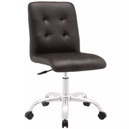 Exclusive Furniture COCHBR04 Leatherette Upholstery Office Chair Brown-image-84