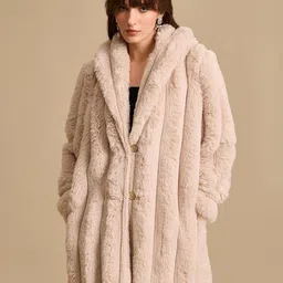 Kazo Women Shawl Collar Overcoat-picture-25