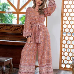 JC Mode Printed Basic Jumpsuit image 1