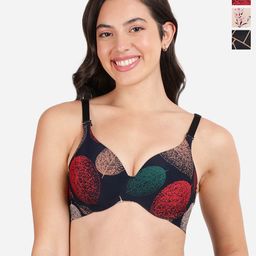 shyaway Pack Of 3 Floral Bra Medium Coverage Underwired Lightly Padded Bra-picture-5