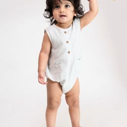 haus & kinder Infants Striped Pure Cotton Bodysuit-image-55