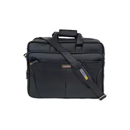 Airbak 15.6 inch Water Resistant Business Briefcase Laptop Bag with Strap for Men & Women (Black)-image-76