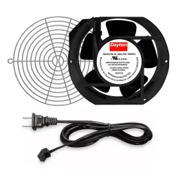 Dayton 6 3/4 inch Cast Aluminum 120 V AC Oblong Axial Fan Kit, 786EW7-image-53