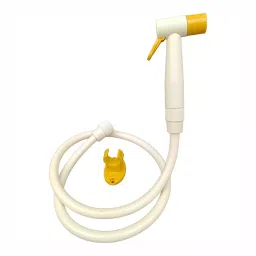 GENERIC Health Faucet Set PVC Chrome Finish White & Yellow, FG1755-image-58