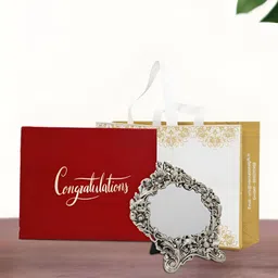 INTERNATIONAL GIFT Silver Plated Photo Frame Gift Set-image-99
