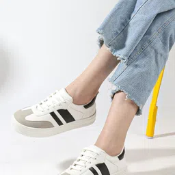 VENDOZ Women Colourblocked Lace-Ups Sneakers Shoes-picture-4