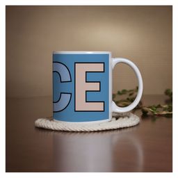 Right Gifting Ceramic Mug Nice Print Blue - 350 ml-image-66