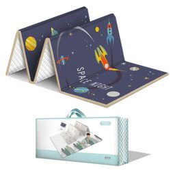FunBlast Space Night Theme Folding Mat for Kids  Multicolor-11