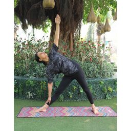 AAZEEM Premium Printed Extra Thick Non Slip Exercise & Fitness Mat for All Types of Yoga, Pilates & Floor Workouts, 24 X 68 Inches, Multi Color.-12