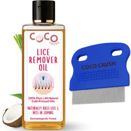 Coco Crush Lice & Nits Remover Hair Oil, 50ml & Fine Tooth Precision Removal Comb, 100% Natural-picture-31