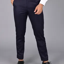 MANCREW Men Cotton Smart Easy Wash Trousers-image-55