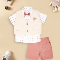 MeeMee Boys Printed Shirt with Shorts-48