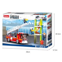 Sluban Building Block Toy Fire Engine (Large) (6 Years+) Multicolor 343 Pieces image 3