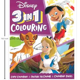 disney 3-in-1 Colouring Book - English image 5