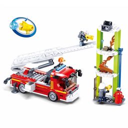 Sluban Building Block Toy Fire Engine (Large) (6 Years+) Multicolor 343 Pieces image 5
