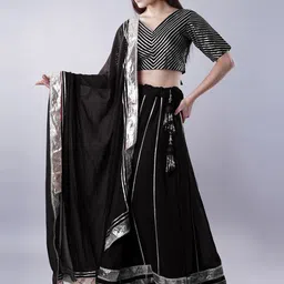 Utsav Fashion Embellished Ready to Wear Lehenga & Blouse With Dupatta-picture-26