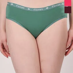 Floret Set Of 3 Basic Mid-Rise Briefs-picture-9