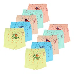 Kids Basket Boys Pack Of 10 Printed Cotton Basic Briefs M-BY-KBFROOTY-DR-10PC-picture-25