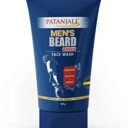 Patanjali Men Beard Entice Face Wash with Aloevera & Mint - 100 g-picture-33