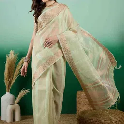 DIVASTRI Woven Design Zari Kanjeevaram Saree-image-79