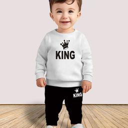 MITANSH Kids Printed Sweatshirt With Trousers-49