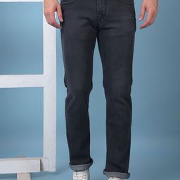 Canary London Men Smart Slim Fit Low-Rise Light Fade Printed Stretchable Jeans-picture-15