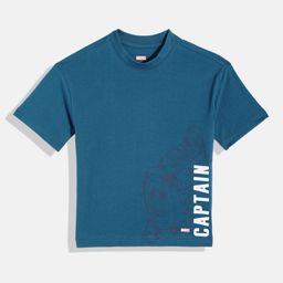 Allen Solly Junior Boys Captain America Printed Pure Cotton T-shirt-picture-4