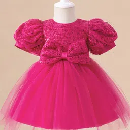 LULU & SKY Flutter Sleeve Fit & Flare Dress-image-67
