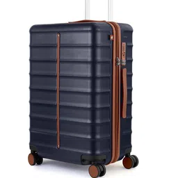 Assembly Textured Hard-Sided Large Trolley Bag With  Duffle Bag image 2