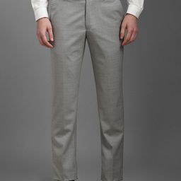 Louis Philippe Men Mid-Rise Slim Fit Formal Trousers-picture-40