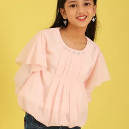 Ishti Solid Embellished Pleated Regular Top-picture-13