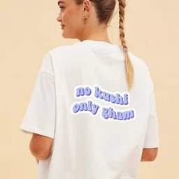 StyleCast Typography Printed Oversized Cotton T-shirt-72
