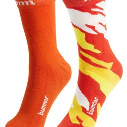 bummer Unisex Pack Of 2 Odour-Free & Breathable Quarter Length Socks-43