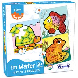 Frank Play And Learn In The Water Jigsaw Puzzle Multicolour Set of 3 - 15 Pieces-14