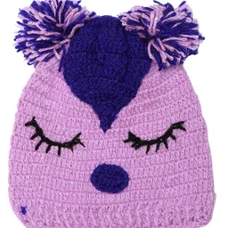 MayRa Knits Kitten Design Cap - Purple-picture-19