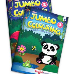 Target Publications Blossom Jumbo Creative Colouring Books Pack of 2 - English-27