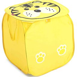 Babyhug Tiger Printed Laundry Basket - Yellow-11