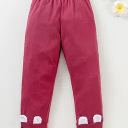 Kookie Kids Full Length Lounge Pant - Maroon-picture-46