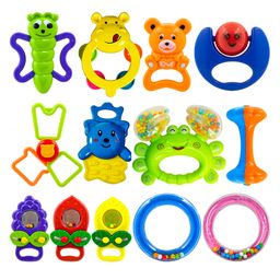 Wishkey Shake & Grab Rattles and Teethers Pack of 12 - Multicolor-19