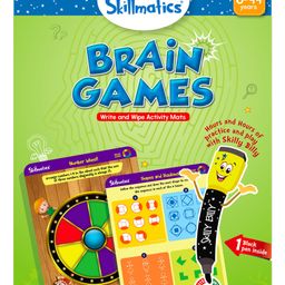 Skillmatics Educational Game - Brain Games Reusable Activity Mats with Dry Erase Marker Gifts Travel Toy Ages 6 and Up-17