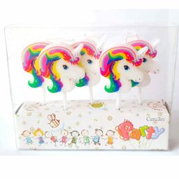 FuncartUnicorn Theme Cake Candle - Pack of 5-image-13