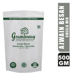 Graminway Ajwain Besan Cheela Mix - 500 gm-image-31