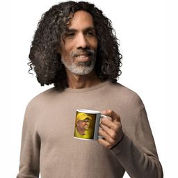 Mr UVD Multi-Coloured Ceramic Cup-image-93