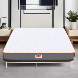 USHA SHRIRAM Grey & White 7-Zone With Posture Contour Quilted Orthopedic King Mattress-image-31