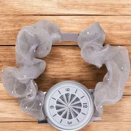 WATCHSTAR Women Scrunchies Straps Analogue Watch Galaxy Grey-image-48