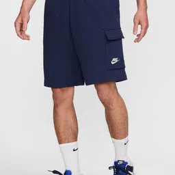 Nike Men Solid Cotton Terry Regular Fit Mid-Rise Sports Shorts-image-19